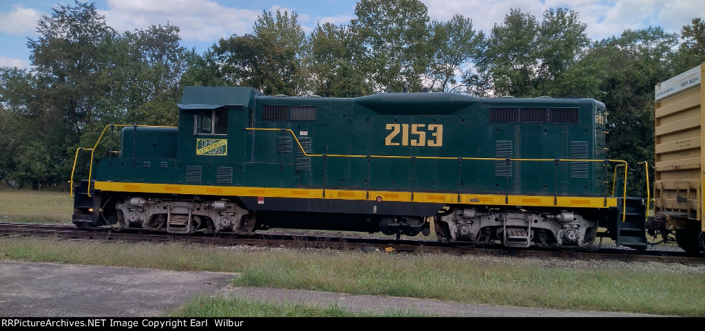 Ohio South Central Railroad (OSCR) 2153